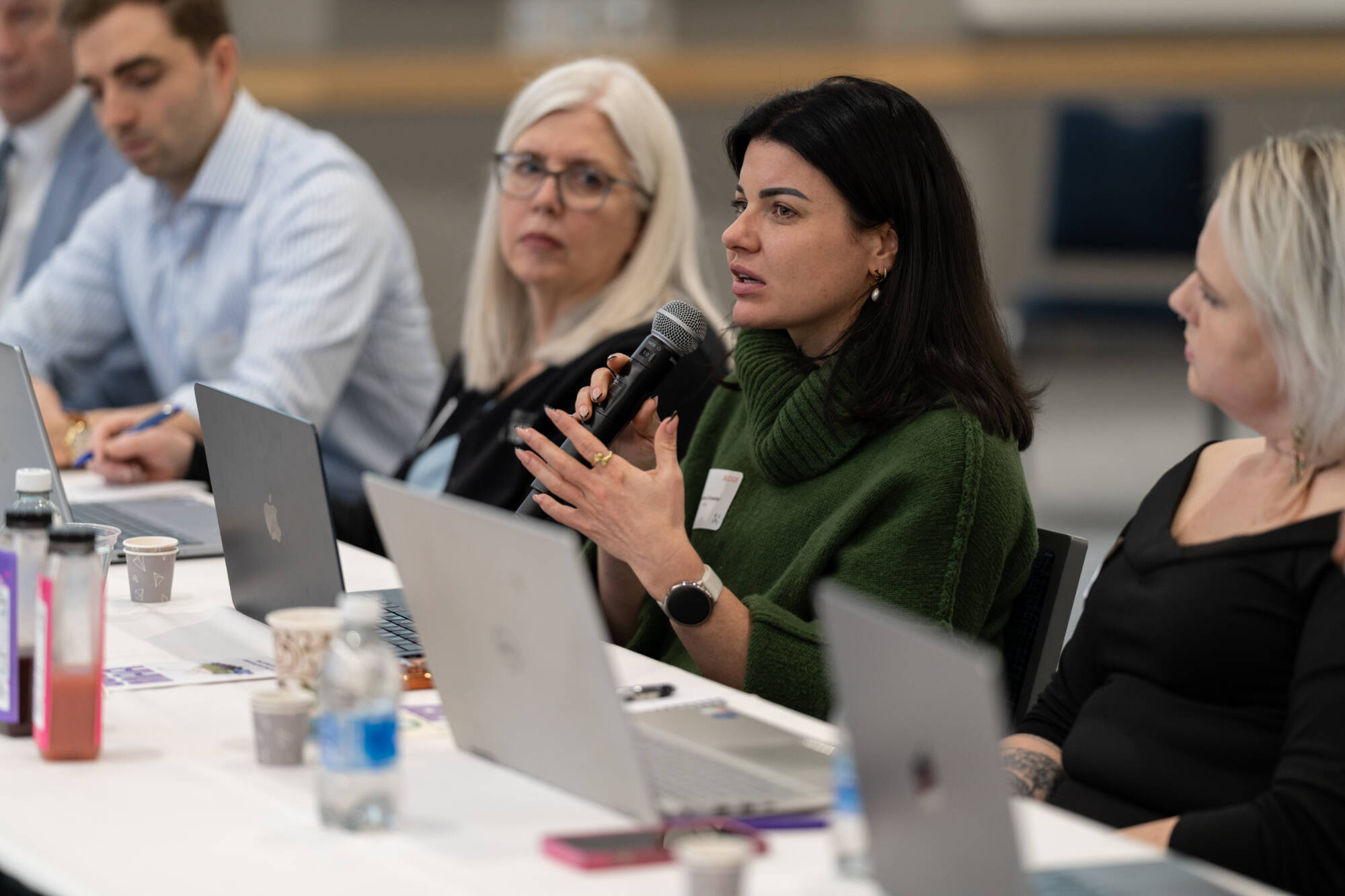 Judges asking questions at the end of a pitch